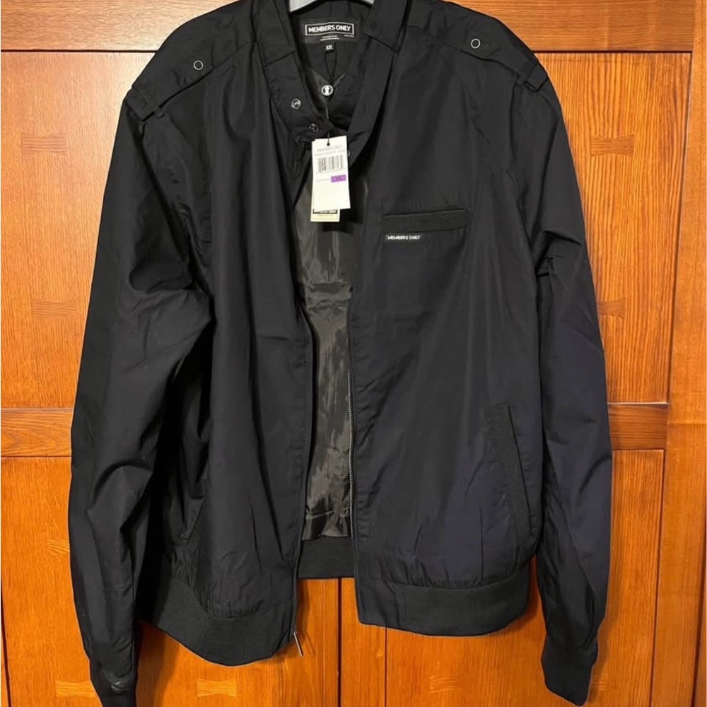 Members Only Men's Black Jacket